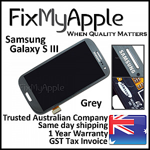 [Refurbished] Samsung Galaxy S3 i9300 LCD Touch Screen Digitizer Assembly - Grey (With Adhesive)